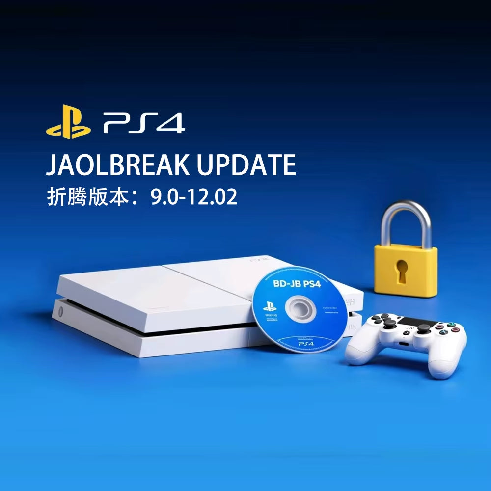 PS4 Jailbreak Disc - 1 Click Boot All-In-One for FW 9.0-12.02 - No PC Needed! Play Backup Games, Homebrew on Your Playstation 4