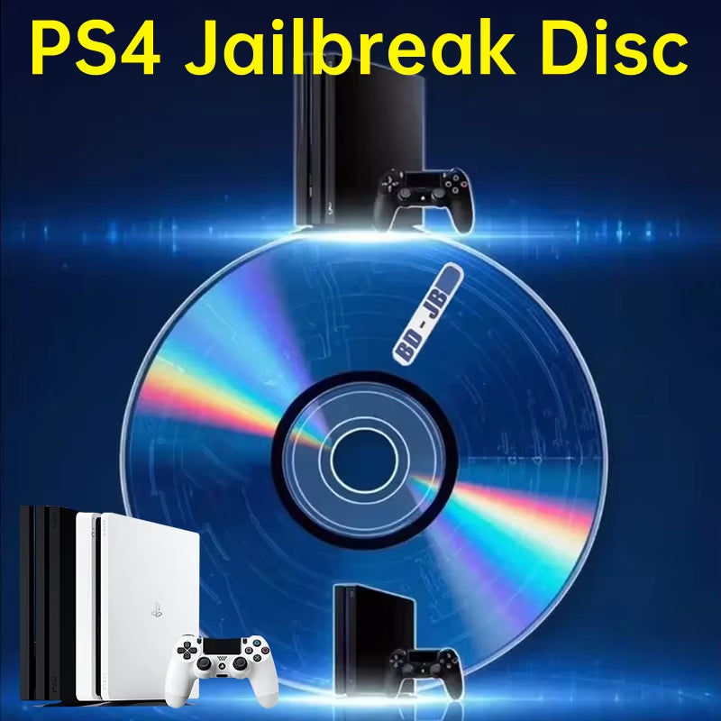 PS4 Jailbreak Disc - 1 Click Boot All-In-One for FW 9.0-12.02 - No PC Needed! Play Backup Games, Homebrew on Your Playstation 4
