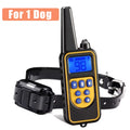 Electric Dog Trainer and Bark Stop Device Dog Training Collar Rechargeable Remote Control IP67 Waterproof Suitable for Dogs of Multiple Sizes